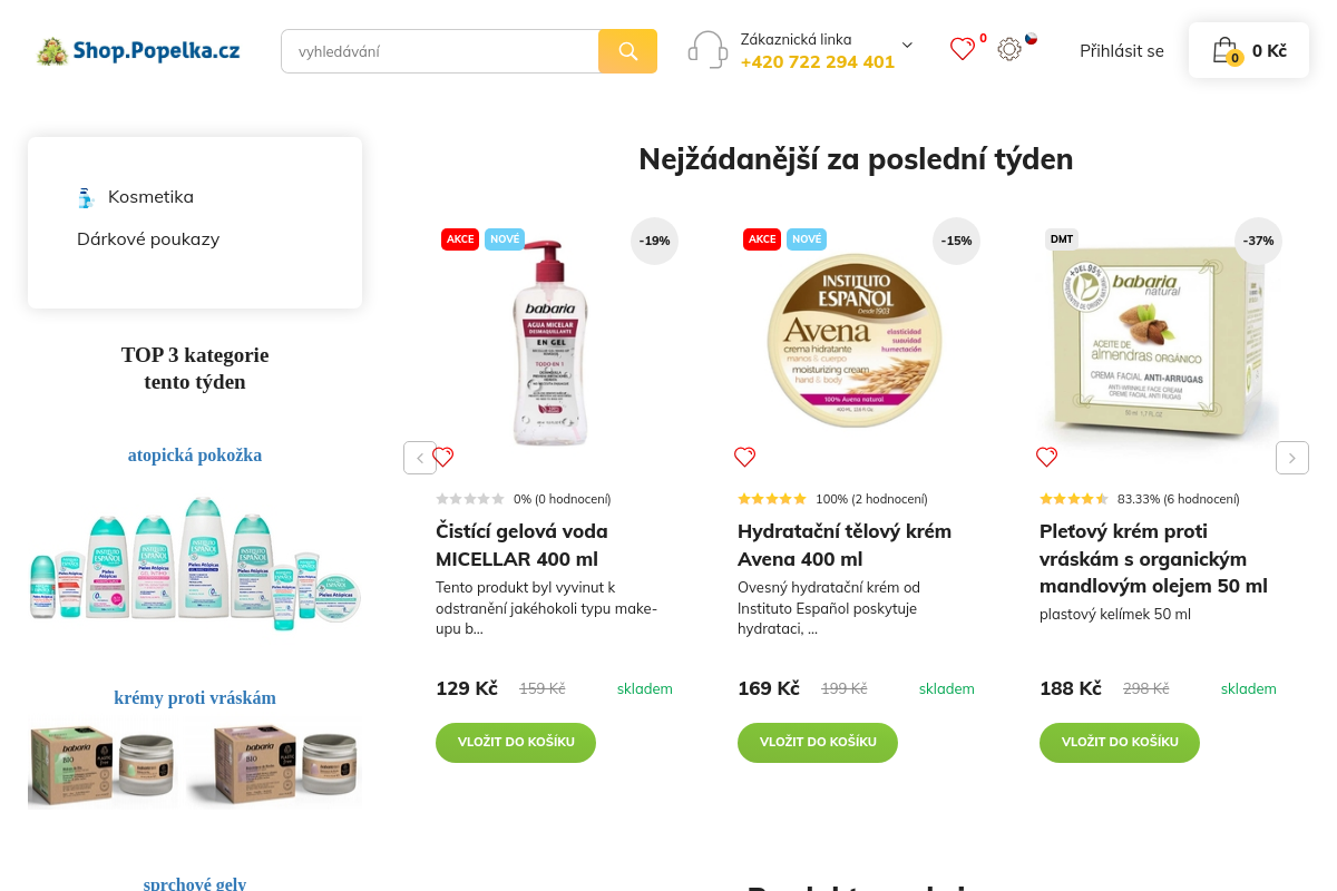 Shop Popelka.cz