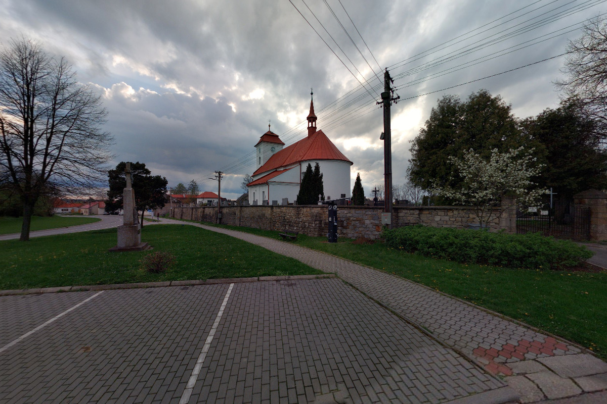 Nabíjecí stanice u Kostela sv. Václava