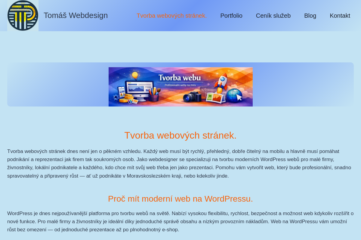 Tomáš Webdesign