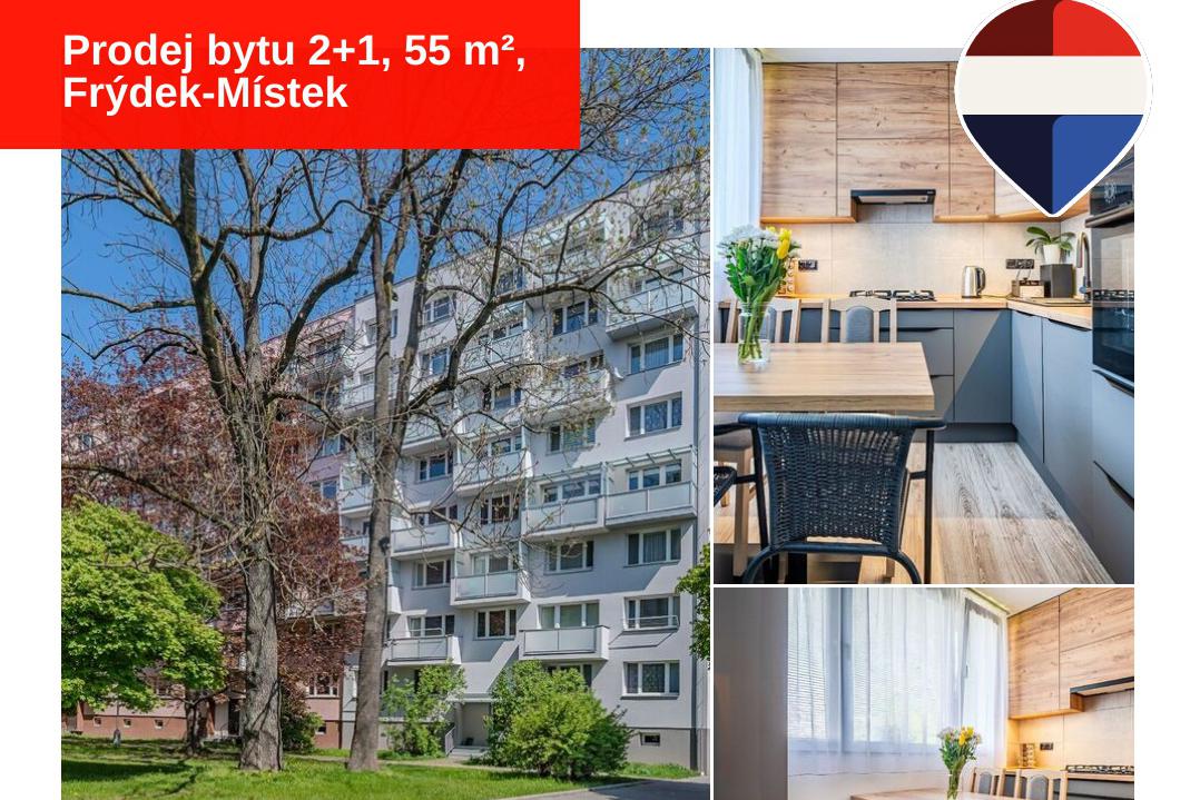 Prodej bytu 2+1 v os. vlast., 55 m², Frýdek-Místek