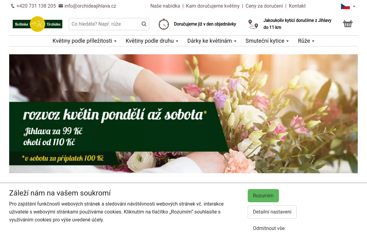 Květinka Orchidea