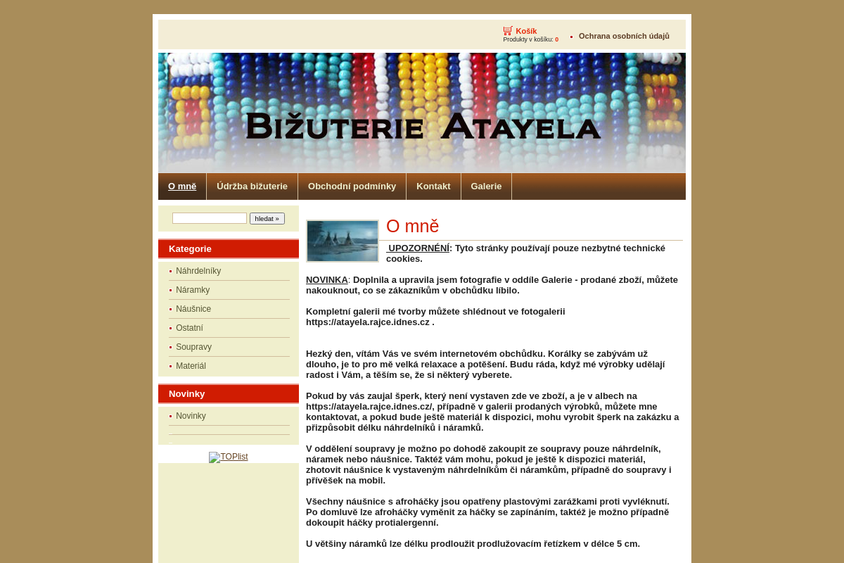 Bižuterie Atayela