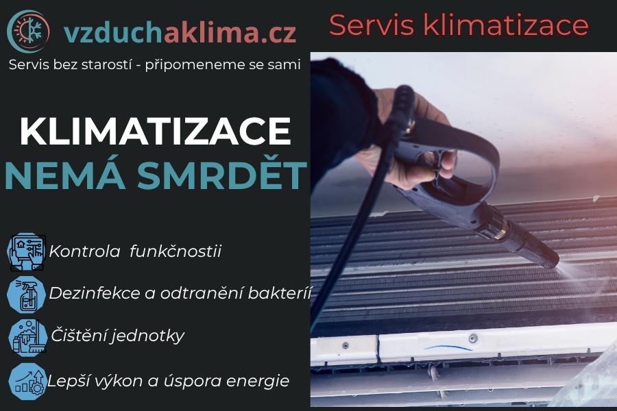 KLIMATIZACE NEMÁ SMRDĚT