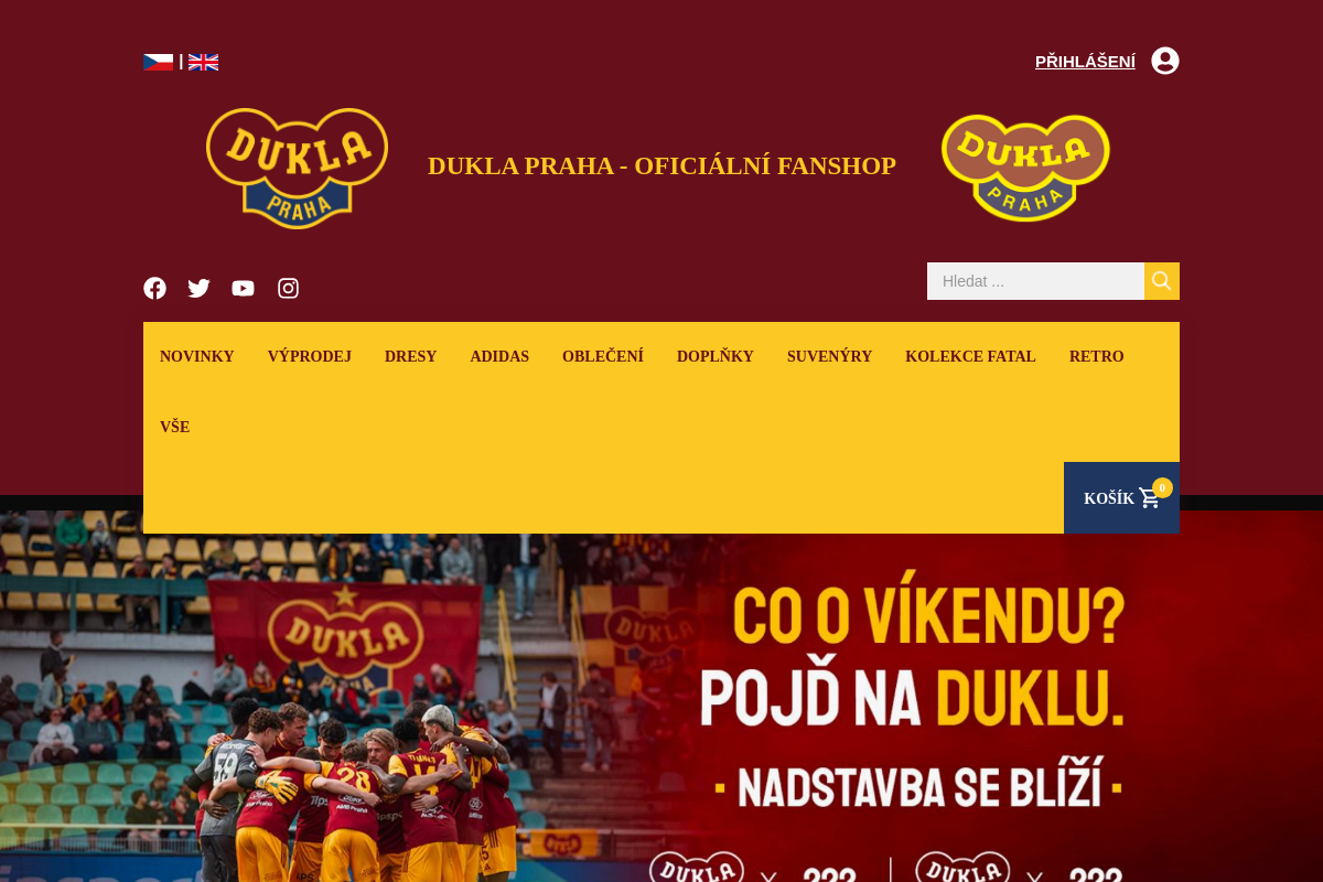 Dukla Praha - oficiální fanshop