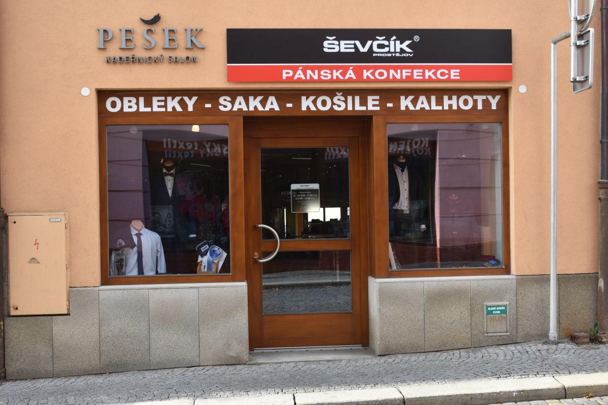 ŠEVČÍK – pánská konfekce Prostějov foto 1