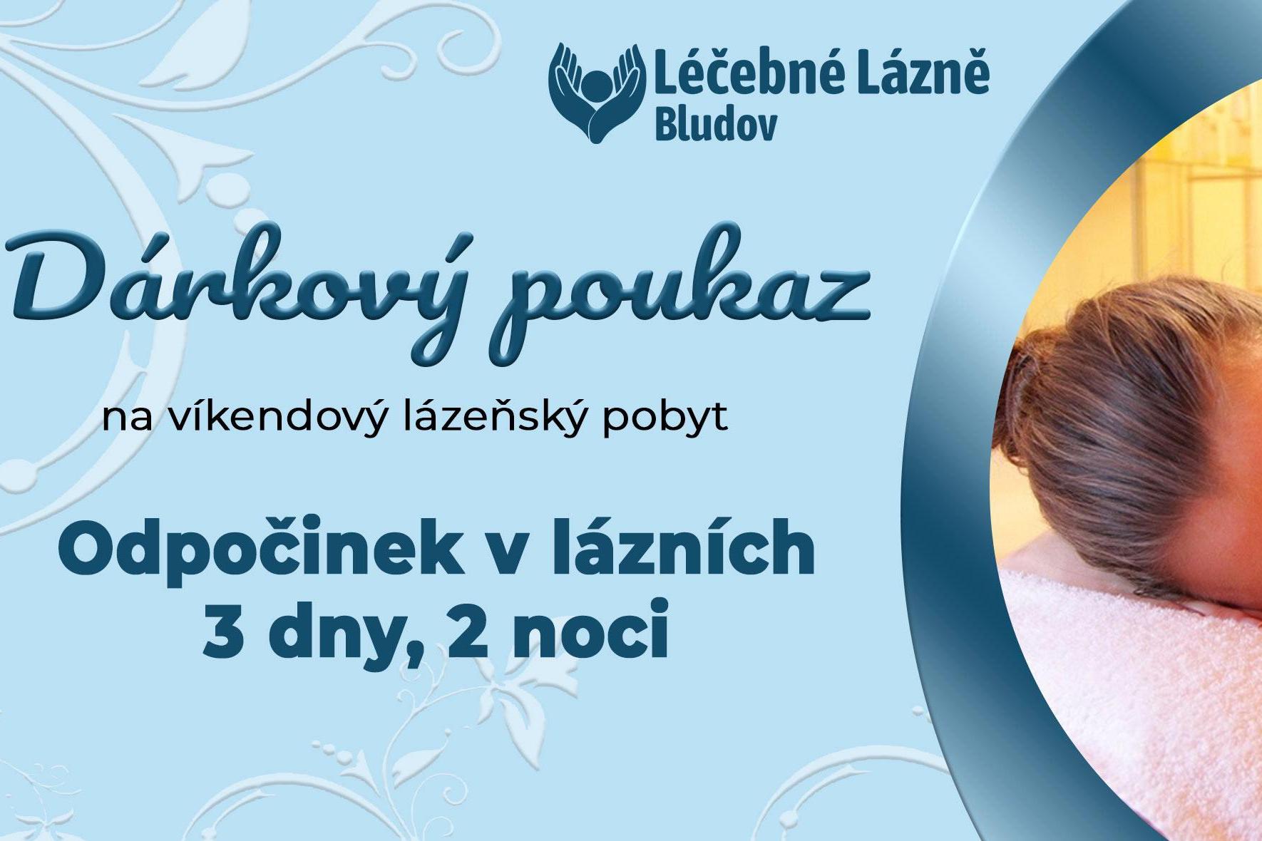 Dárkové poukazy lázní Bludov
