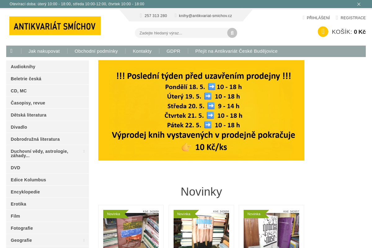 Antikvariát Smíchov