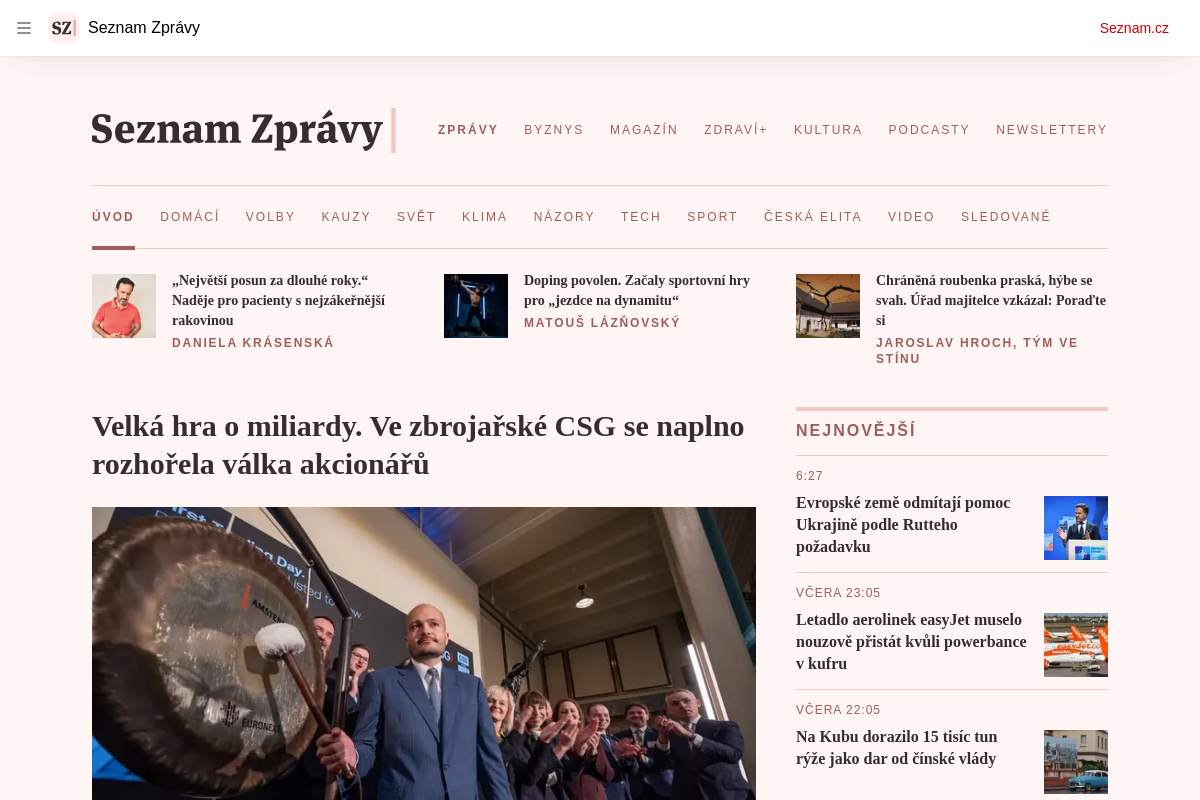 Seznam Zprávy