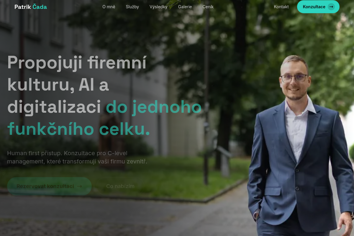 Patrik Čada - WordPress specialista a webový vývojář na volné noze