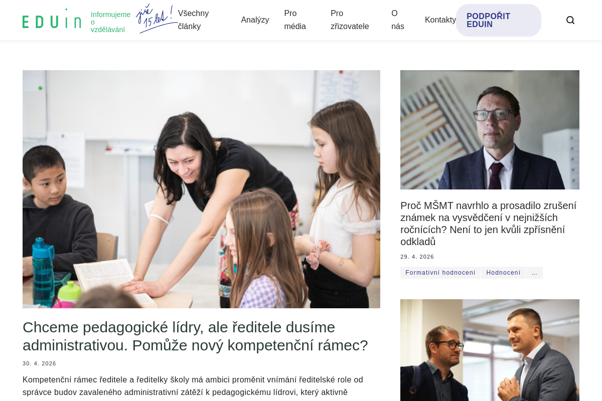EDUin - informační centrum o vzdělávání