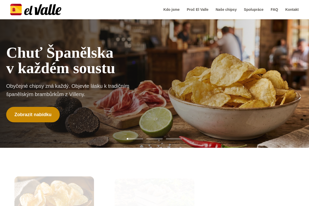 el Valle španělské chipsy