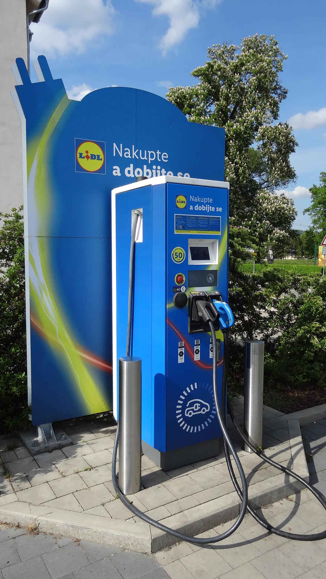 Nabíjecí stanice Lidl foto 2