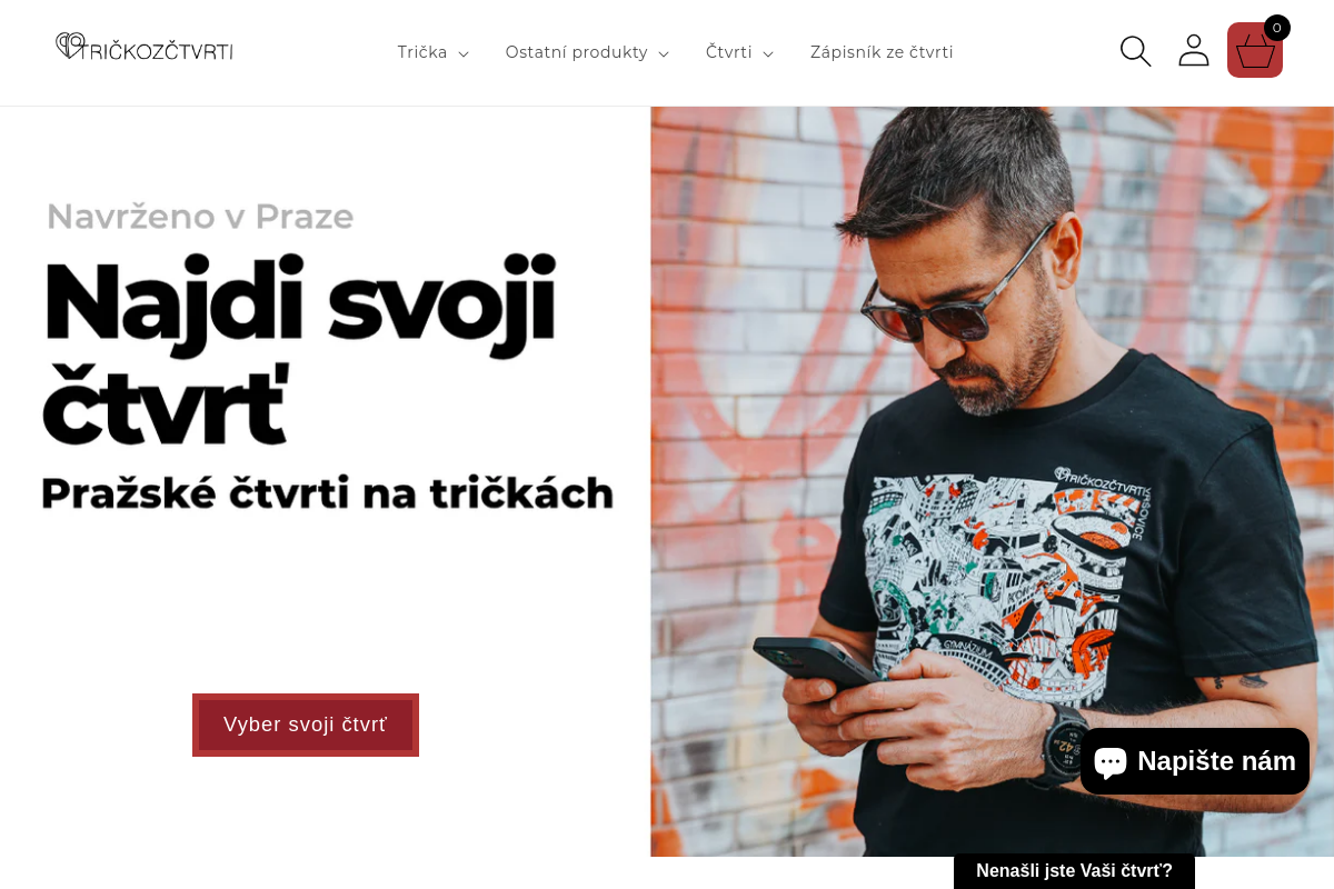 Tričko z čtvrti