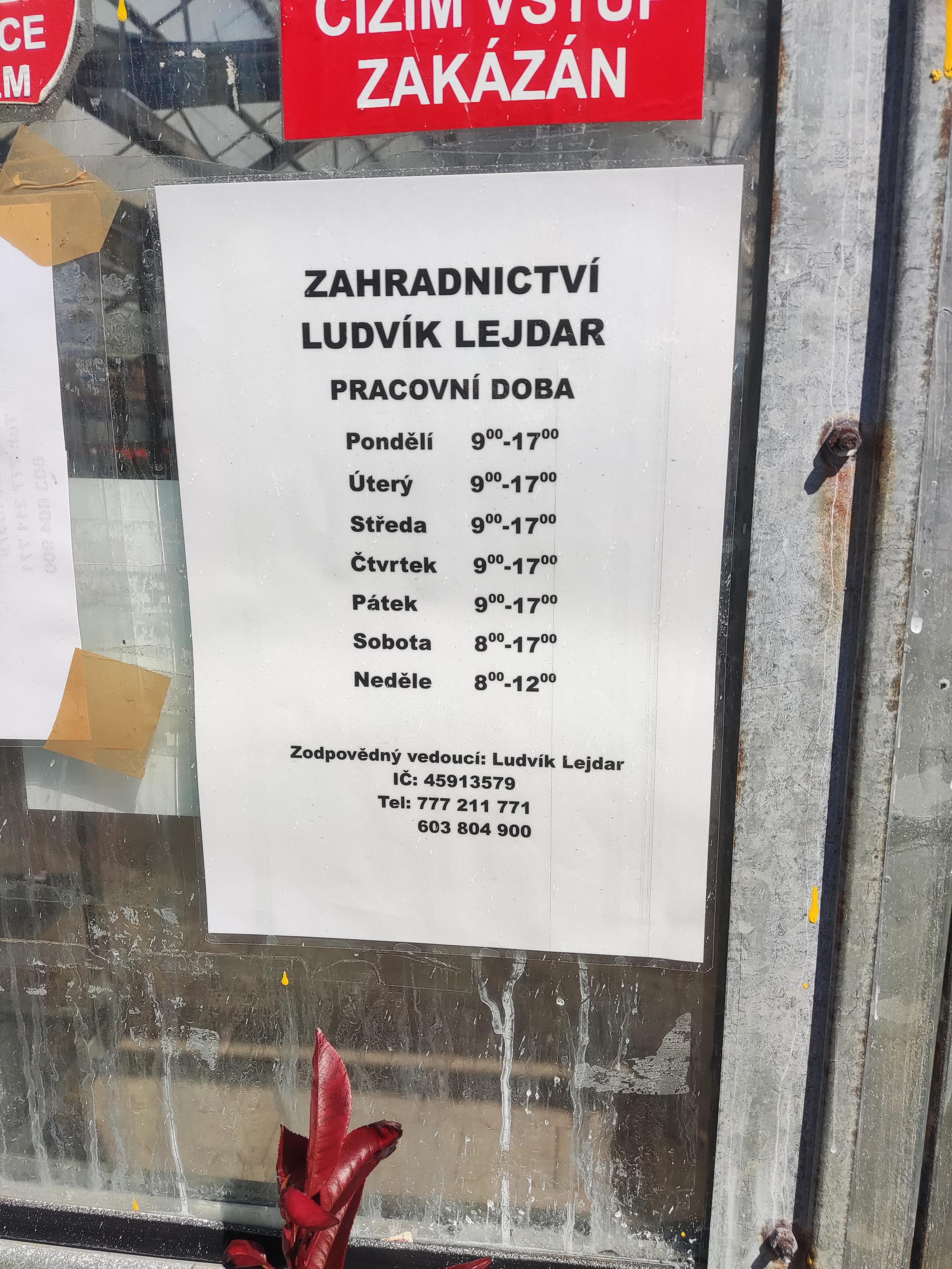 Zahradnictví Ludvík Lejdar foto 3