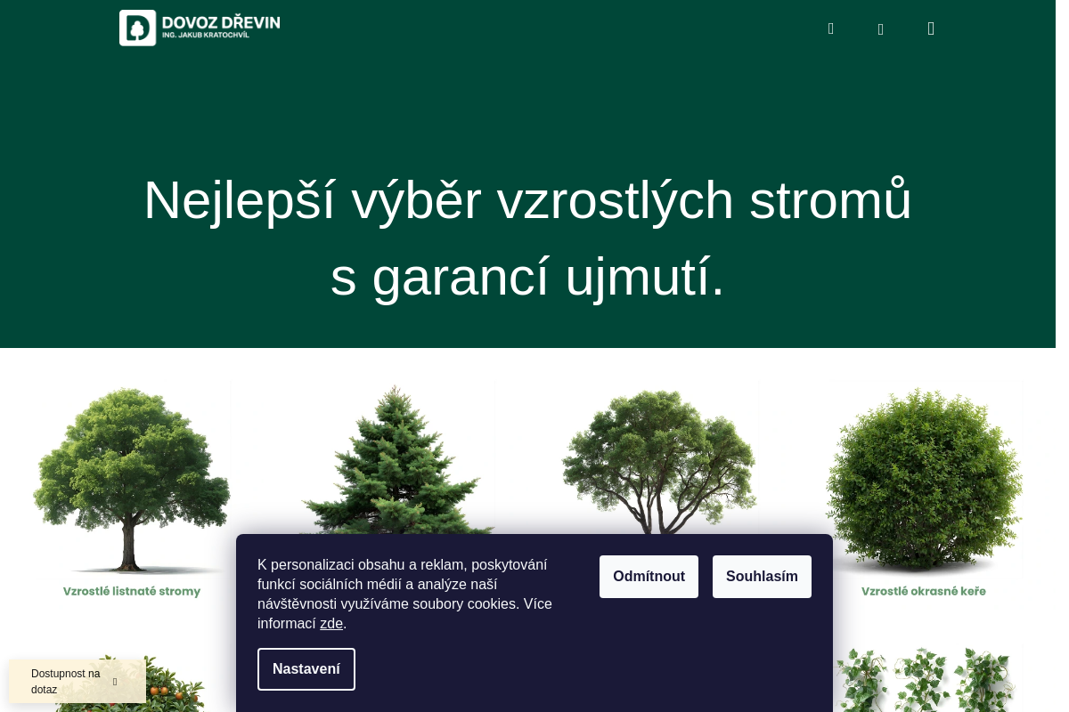 Dovoz Dřevin.cz