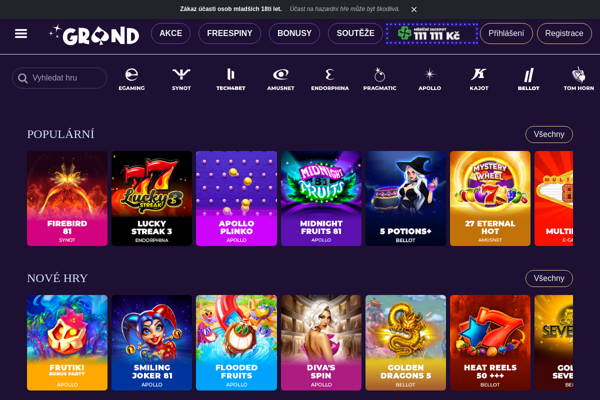 Grandwin.cz Online Casino