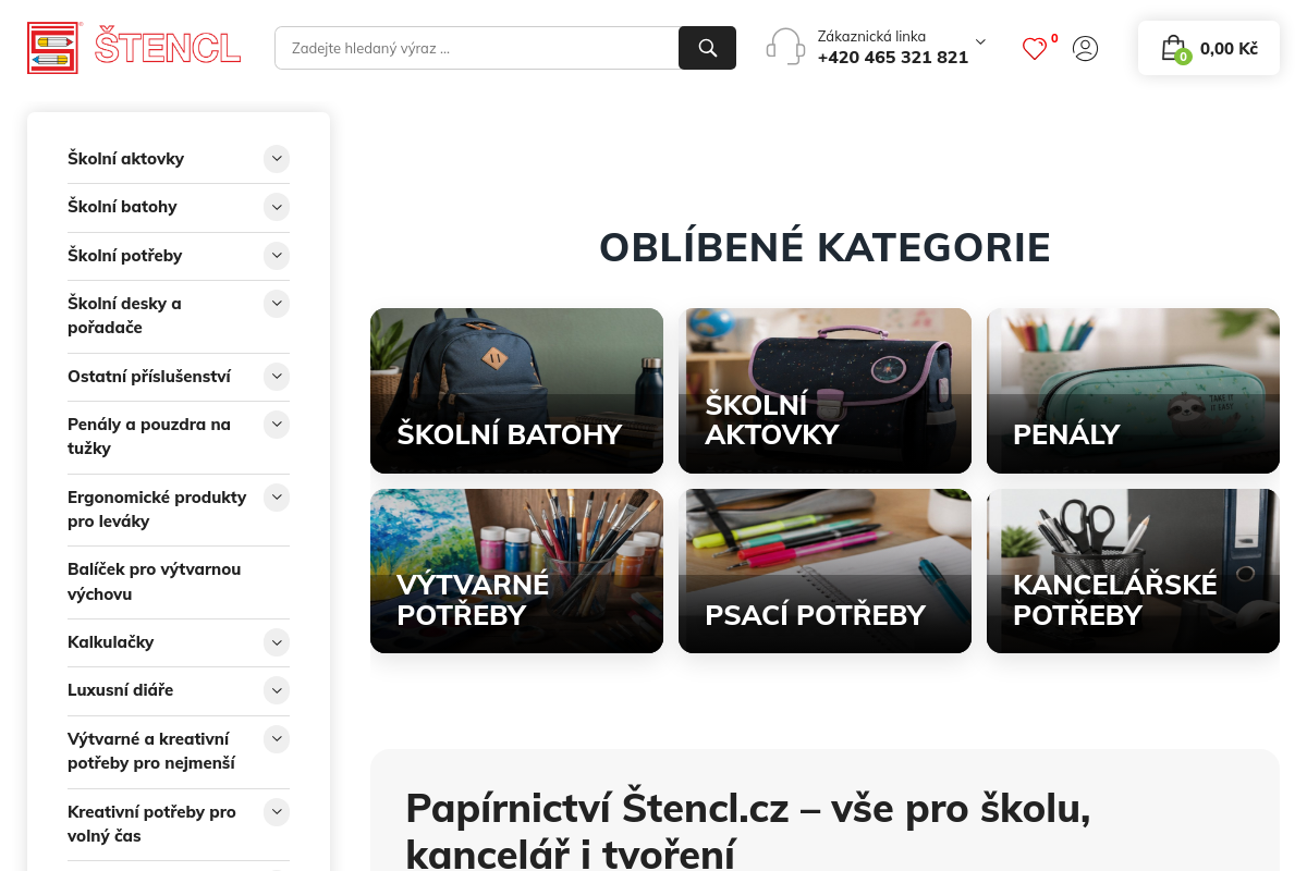 Papírnictví Stencl.cz
