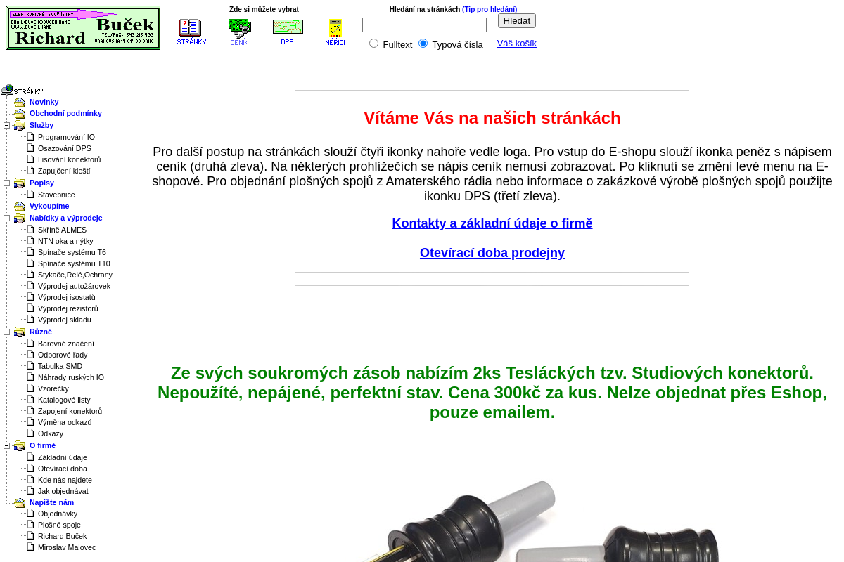 Buček - elektronické součástky