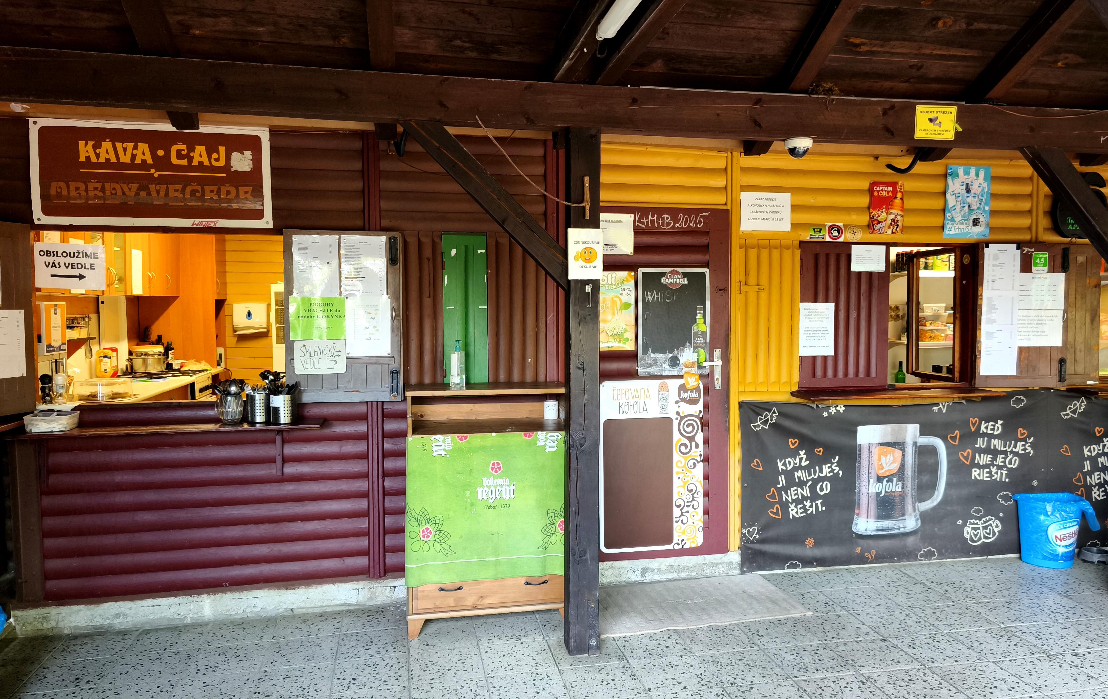 Kiosek v kempu Majdalena foto 2