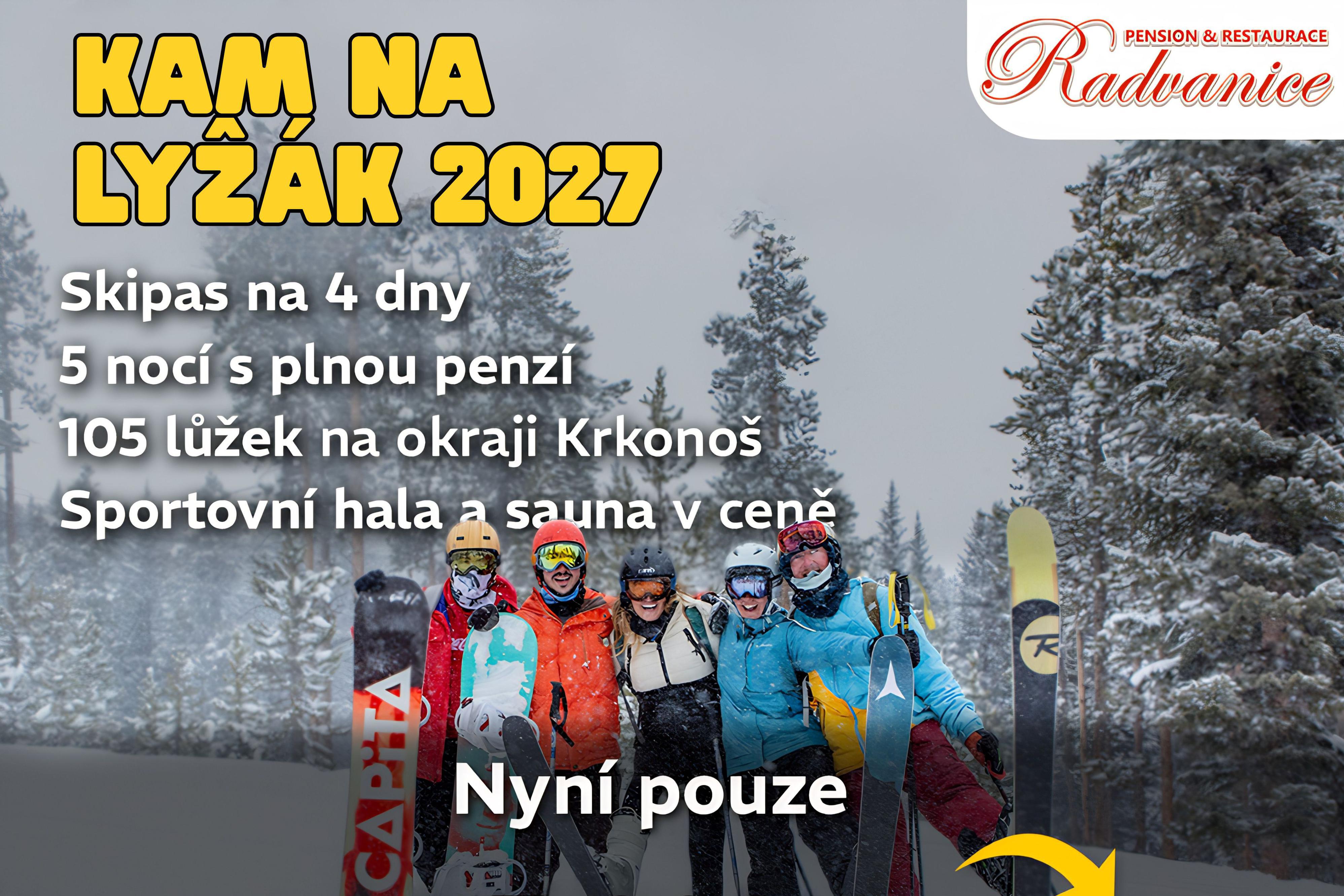 Plánujete lyžařský výcvik? Je tu Pension Radvanice