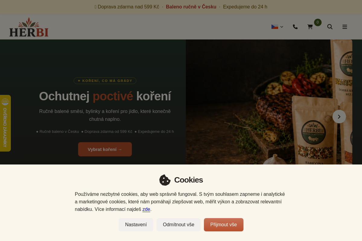 HERBI - koření, co má grády