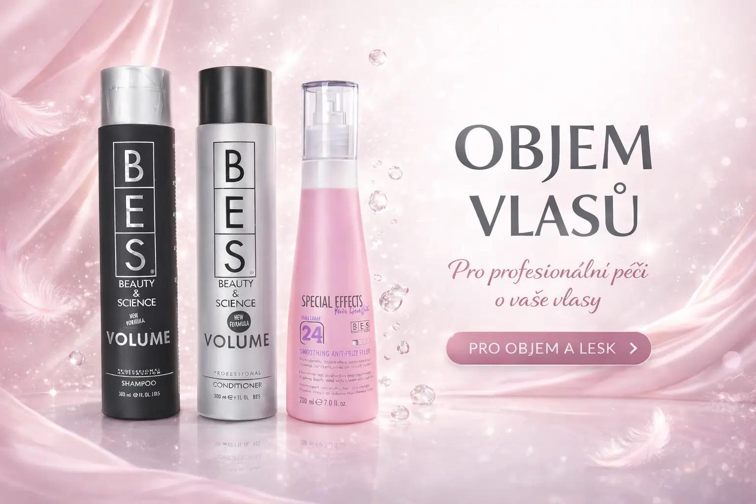 BES Volume Trio – kompletní objemová péče na vlasy