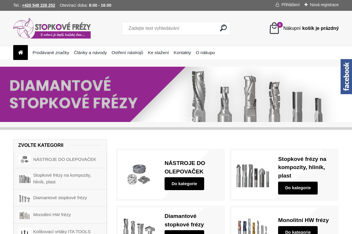STOPKOVÉ FRÉZY