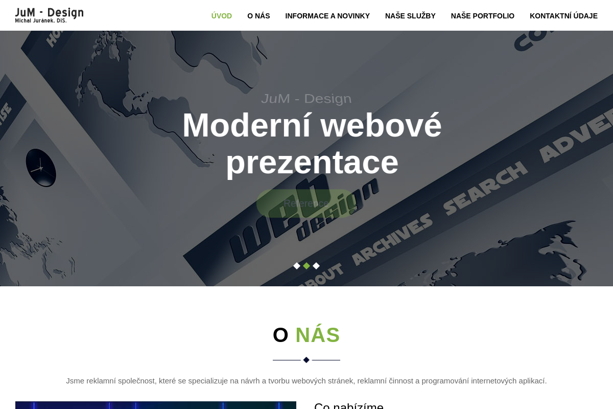 JUM - DESIGN - Michal Juránek, DiS.