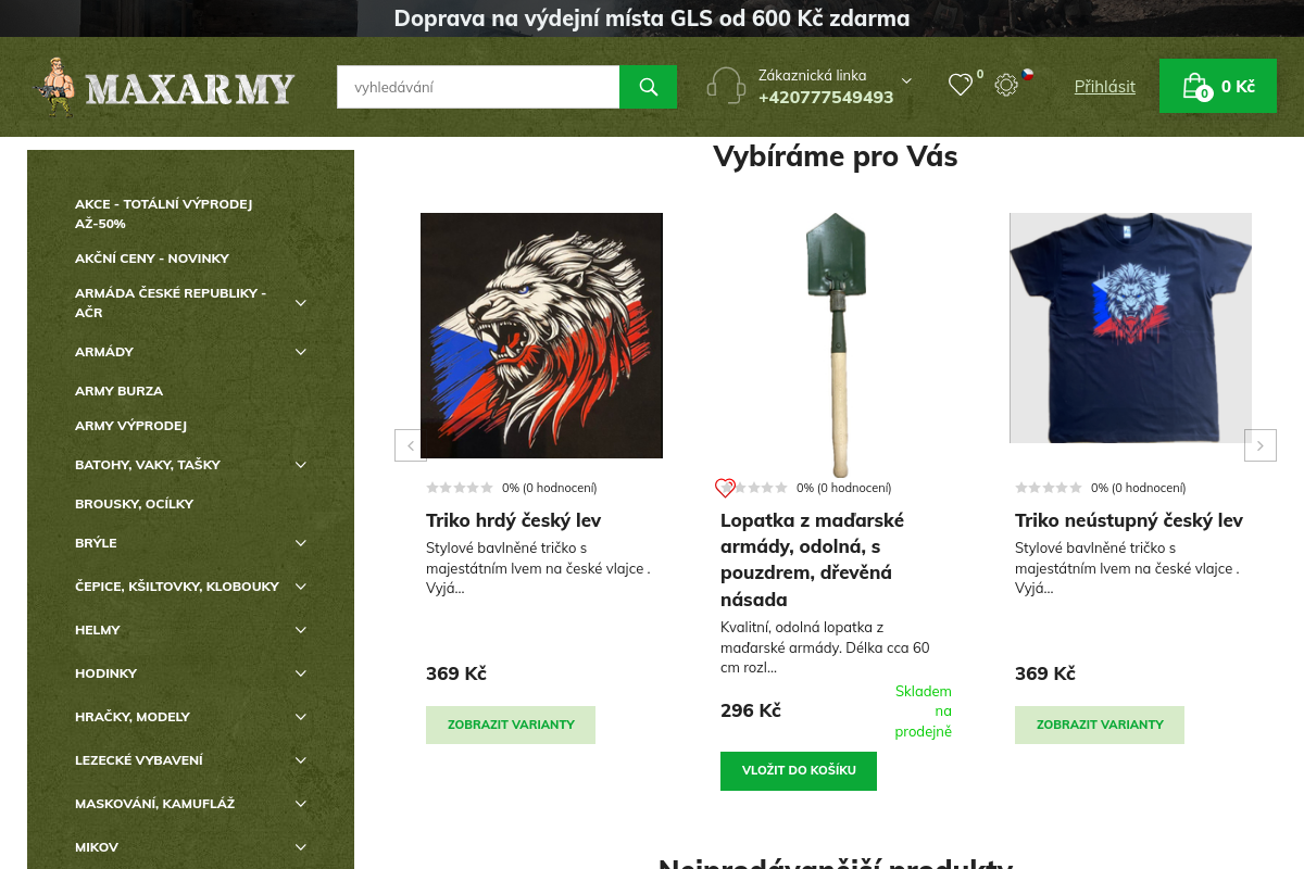Maxarmy.cz