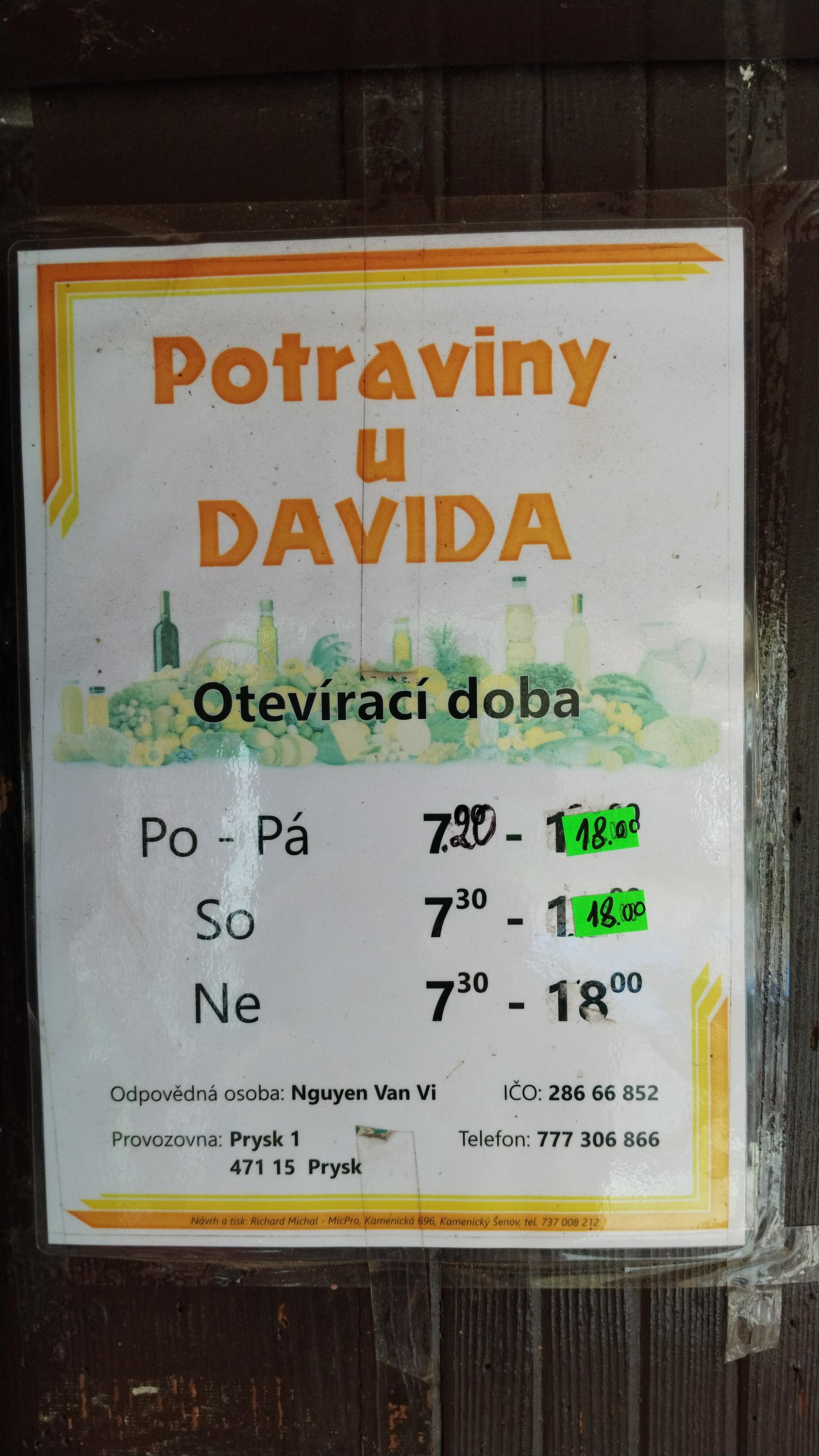 Potraviny u Davida foto 2