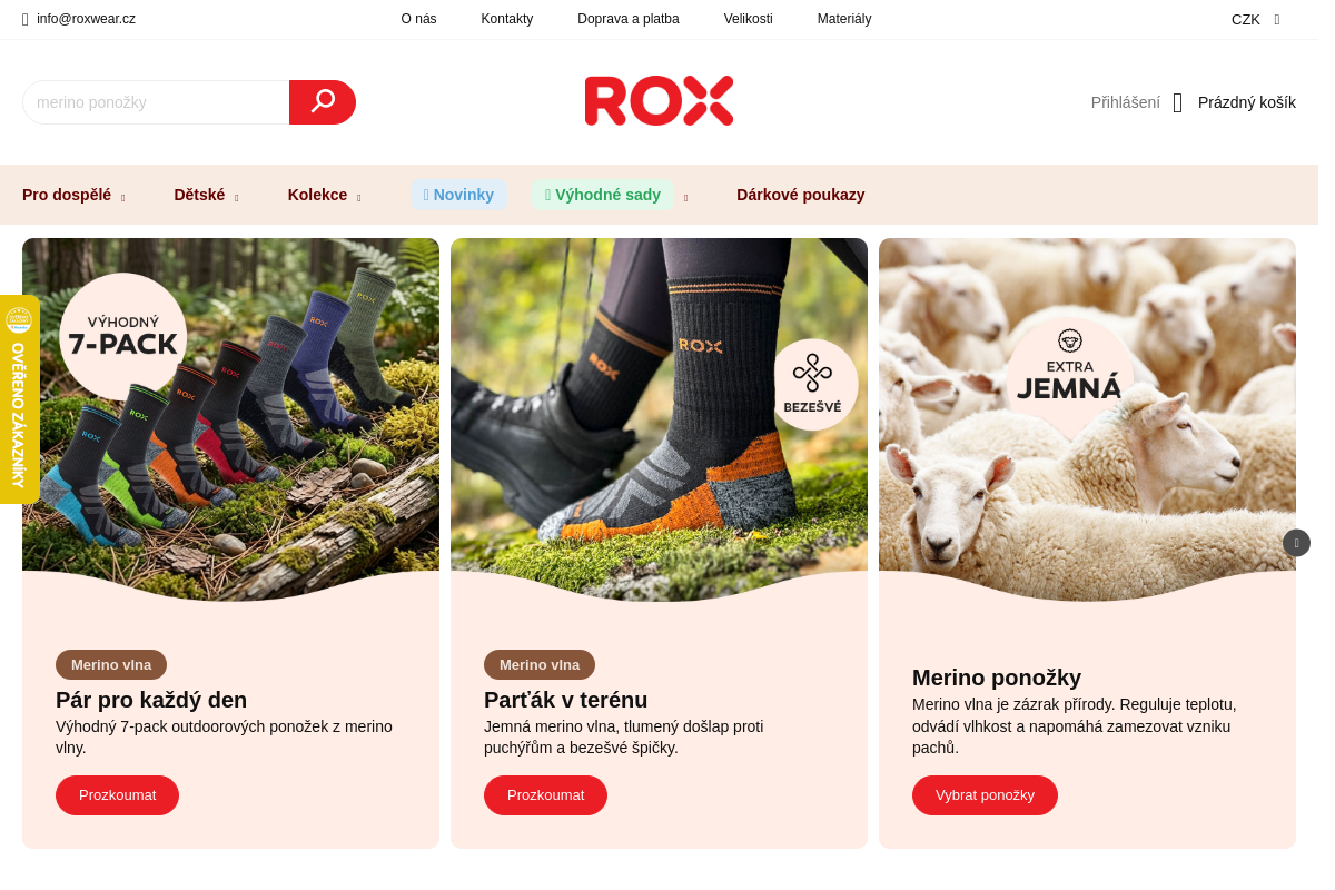 ROX - poctivé české ponožky