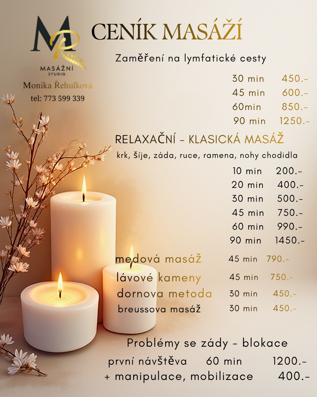 Masáže Monika Řehulková foto 2