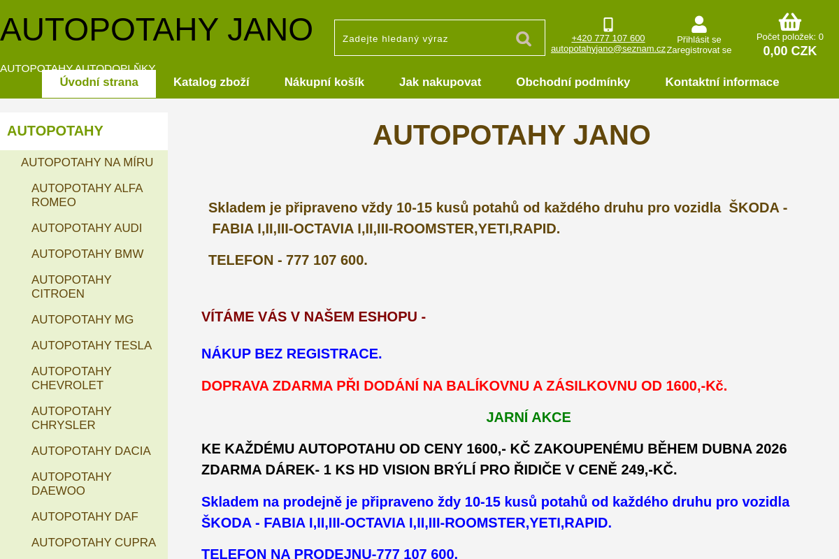Autopotahyjano.cz