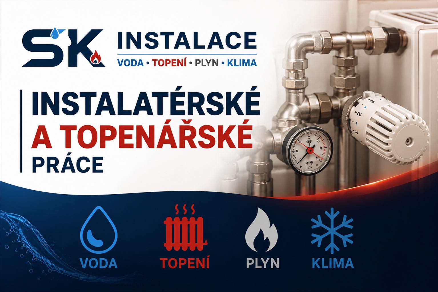 Instalatérské a topenářské práce