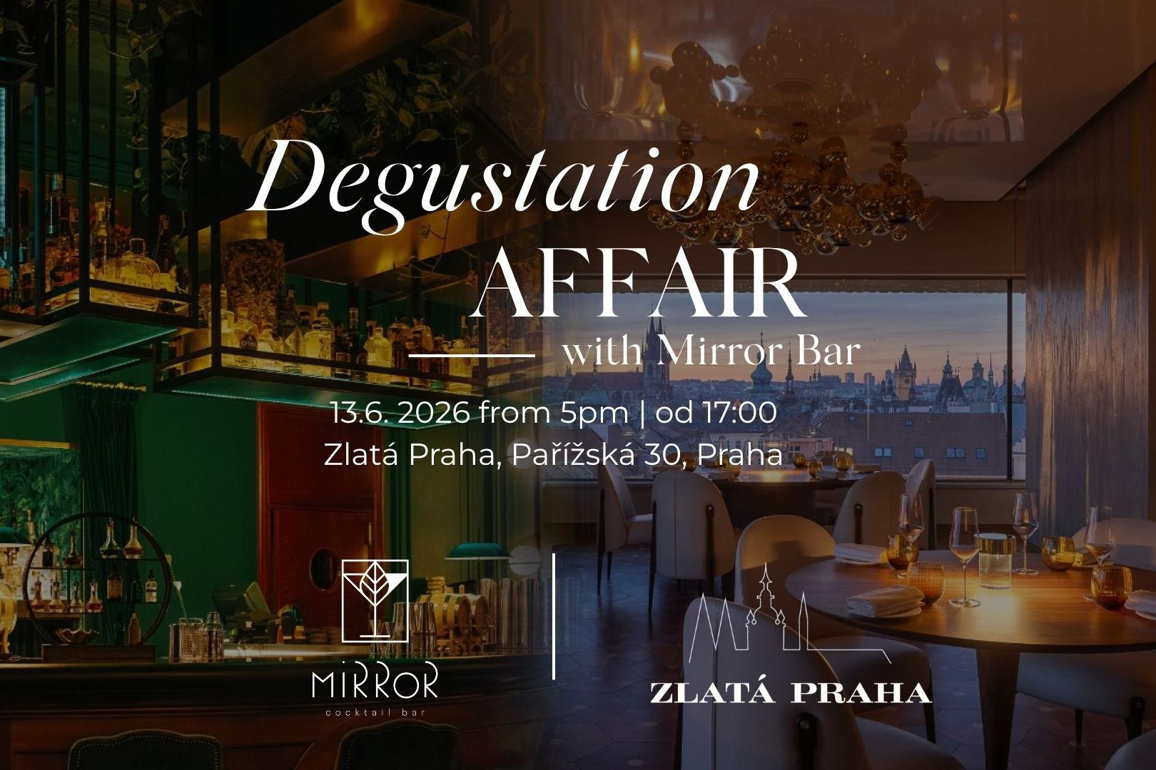 Degustation Affair with Mirror Bar