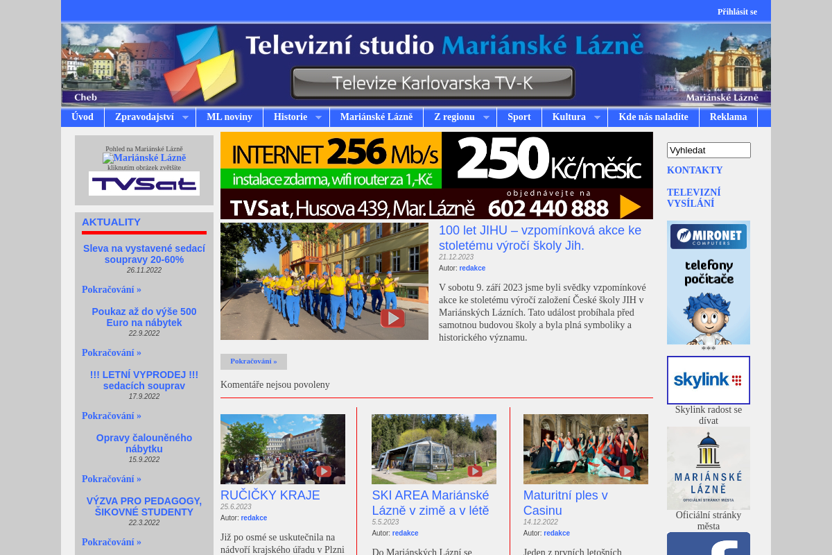Televizni studio Mariánské lázně