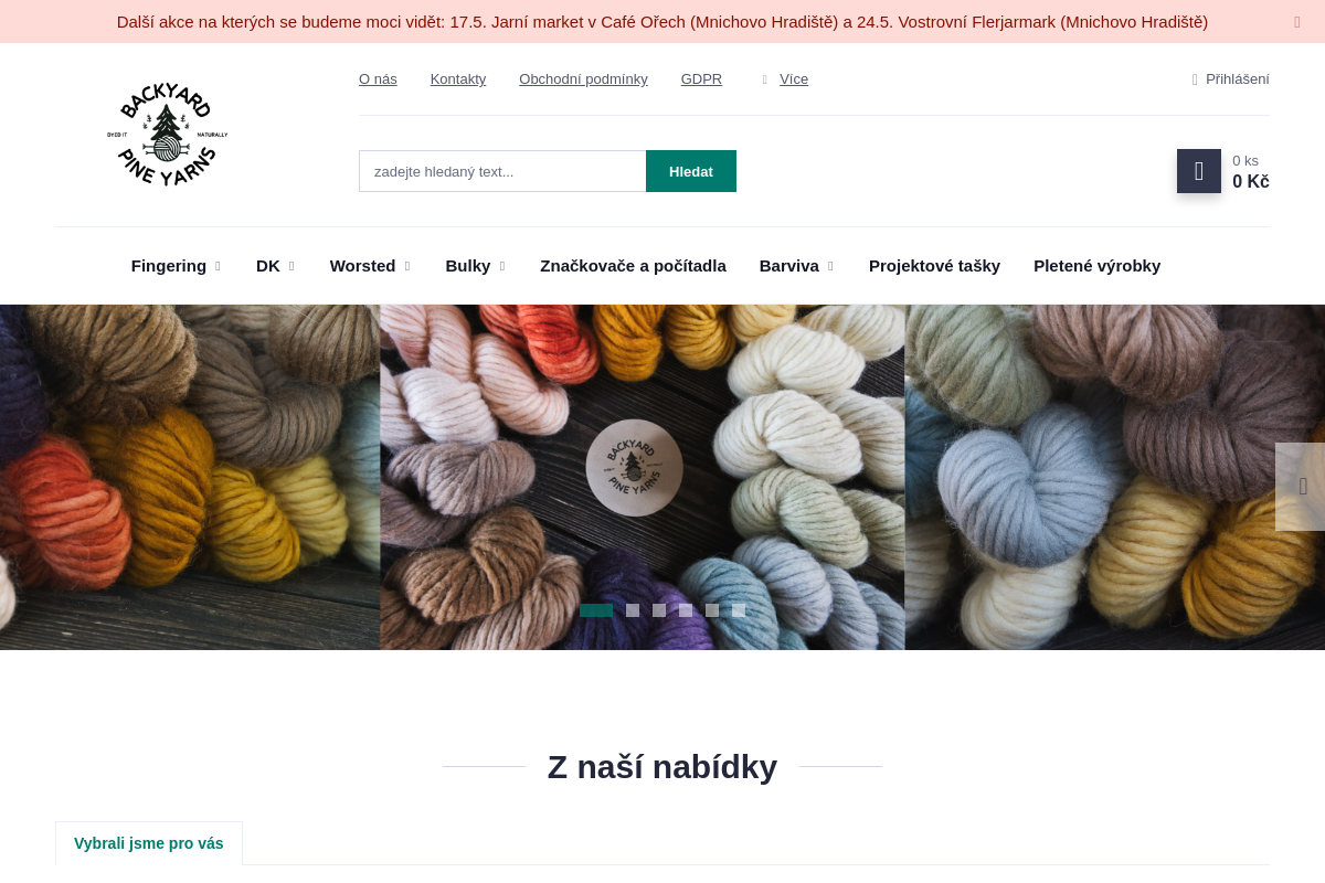 Backyard Pine Yarns