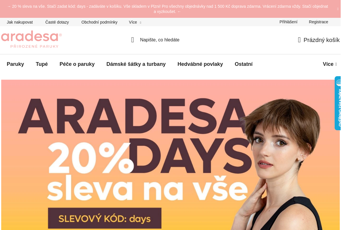Aradesa Kvalitní paruky