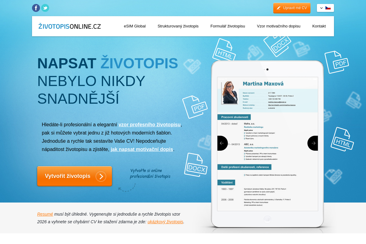 Životopisonline.cz