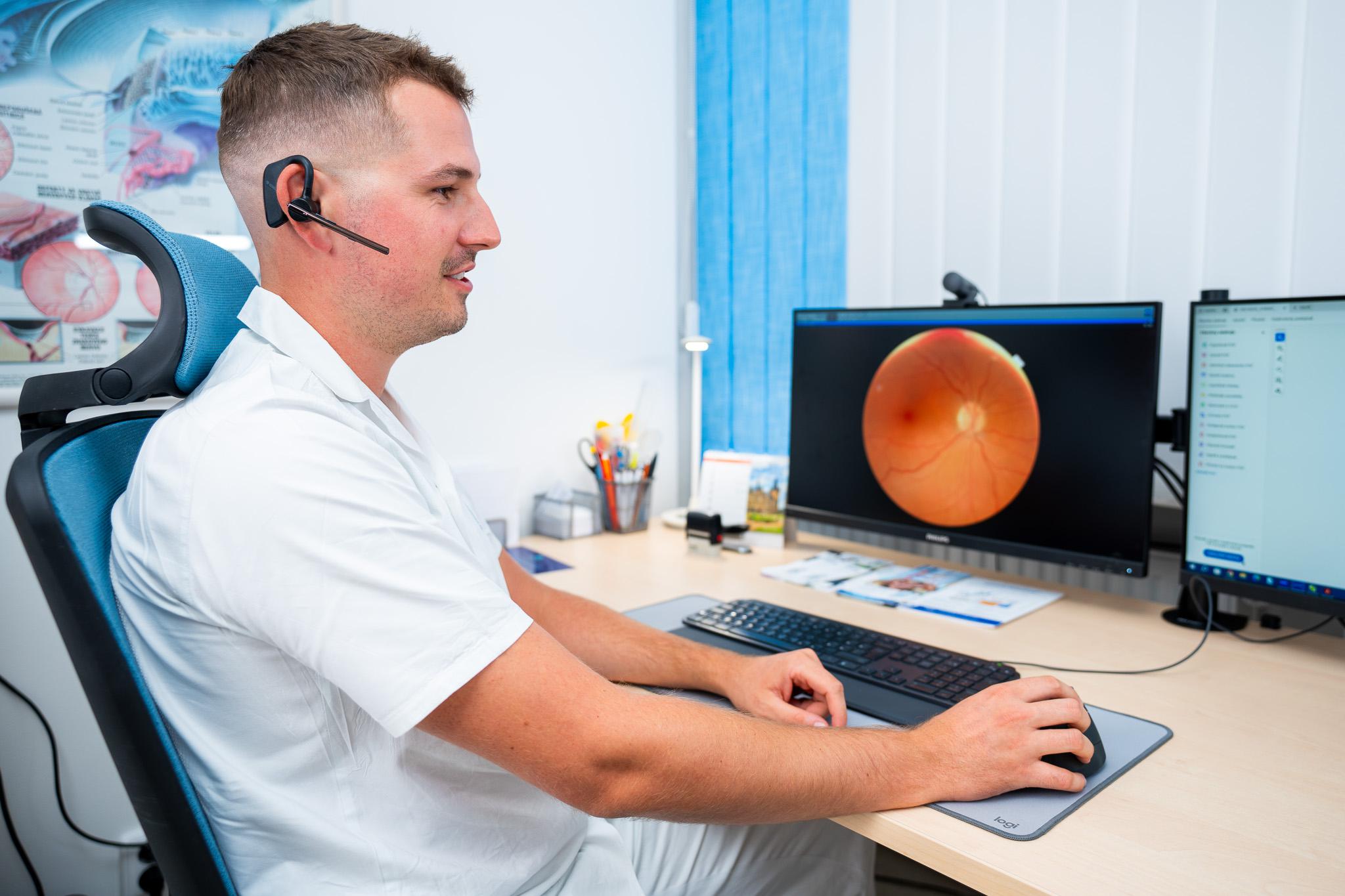 Telemedicínské oční vyšetření