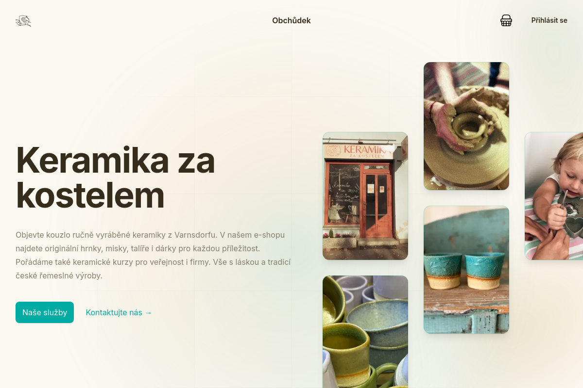Keramika za kostelem