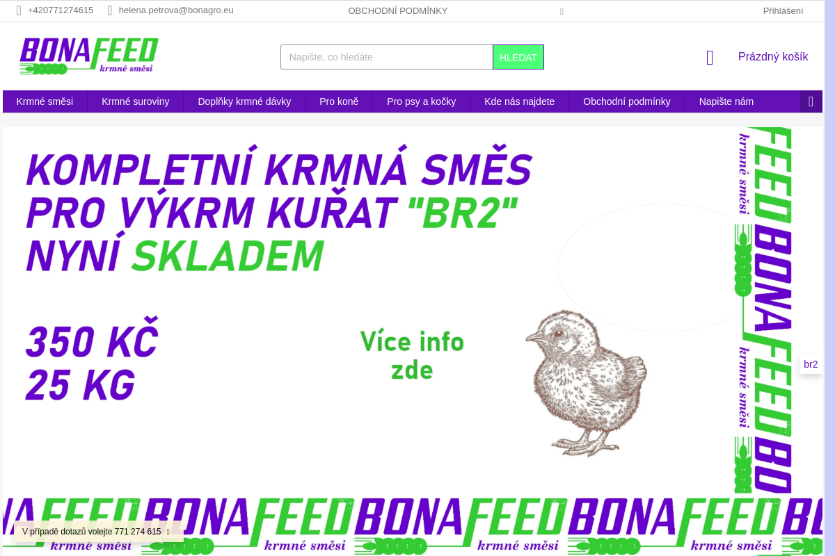VKS Bonagro - výdejní místo BonaFeed.cz