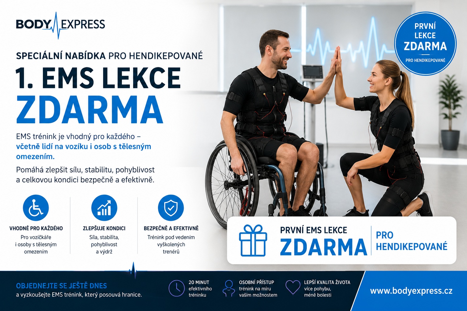 EMS zdarma pro hendikepované