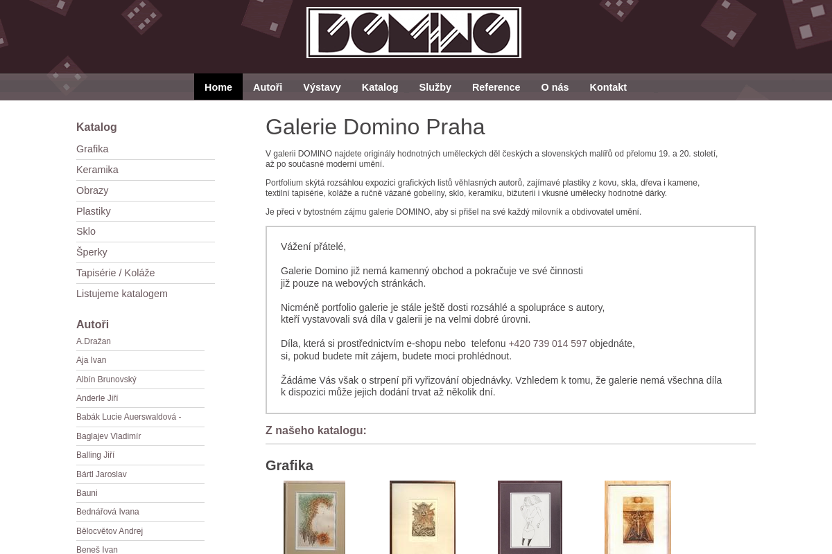 Galeriedominopraha.cz