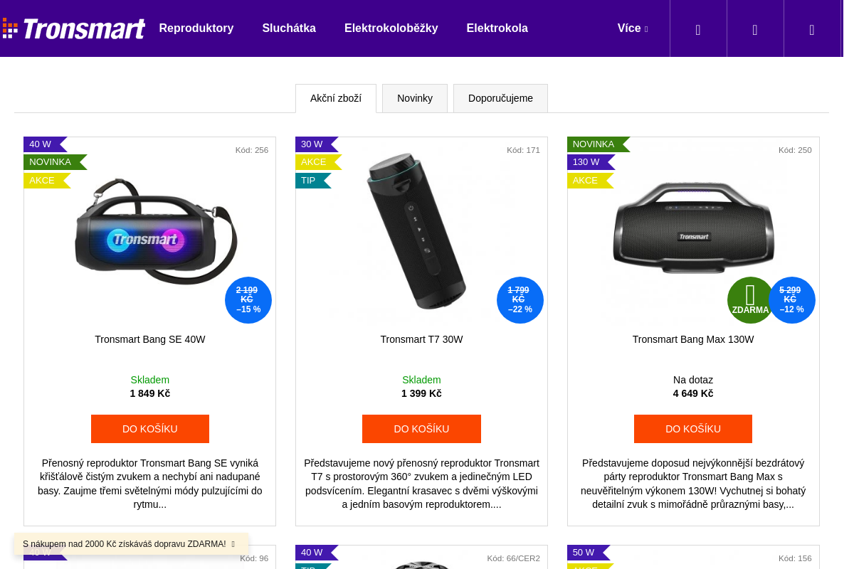 Tronsmart.cz