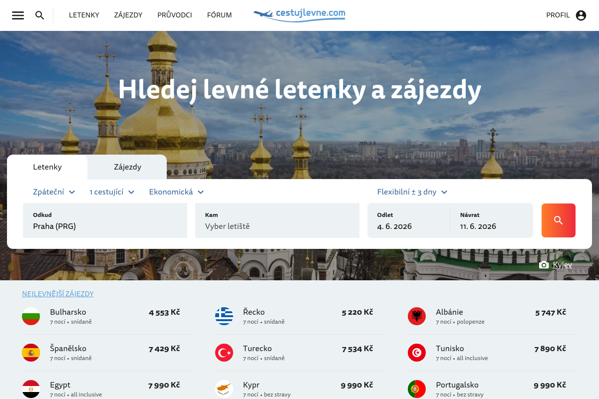 Cestujlevne.com