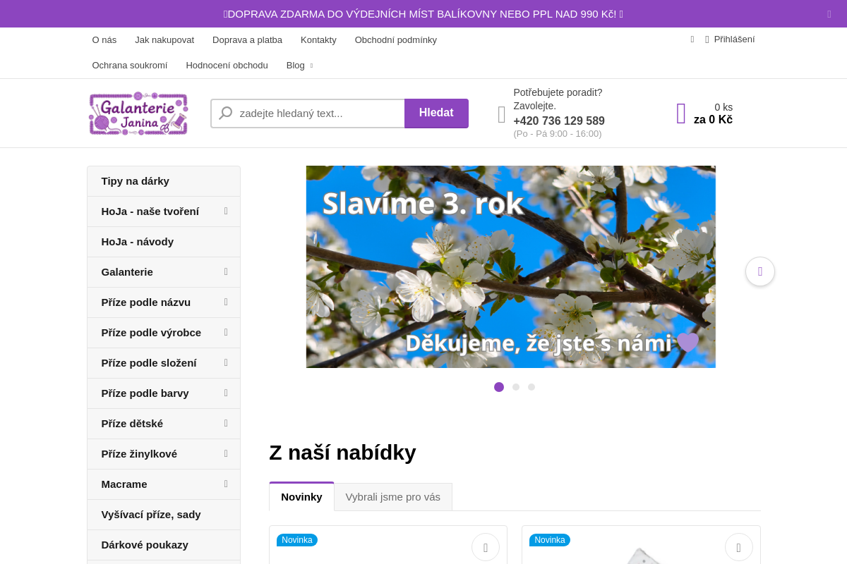 Galanteriejanina.cz