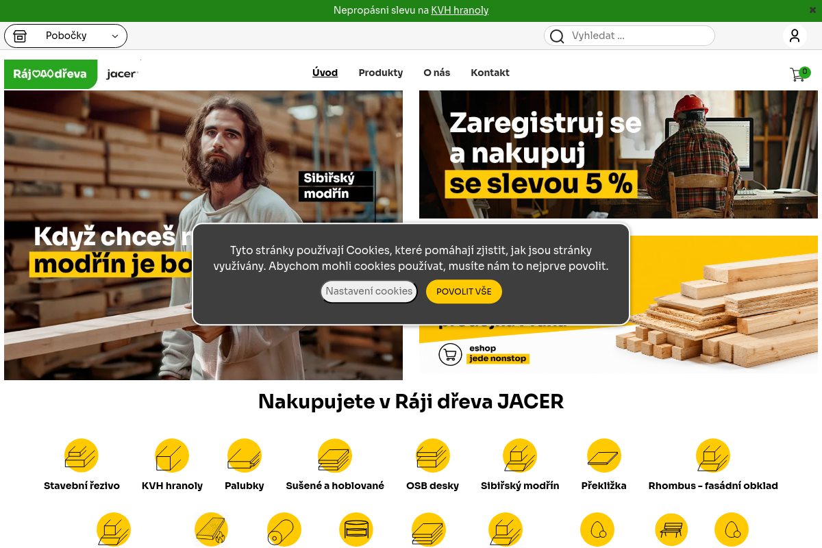 Ráj dřeva Jacer