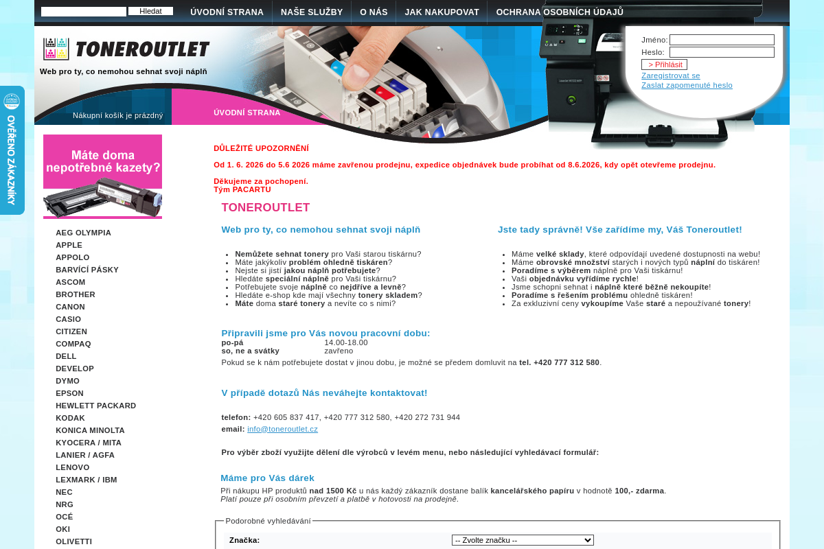 Toneroutlet.cz