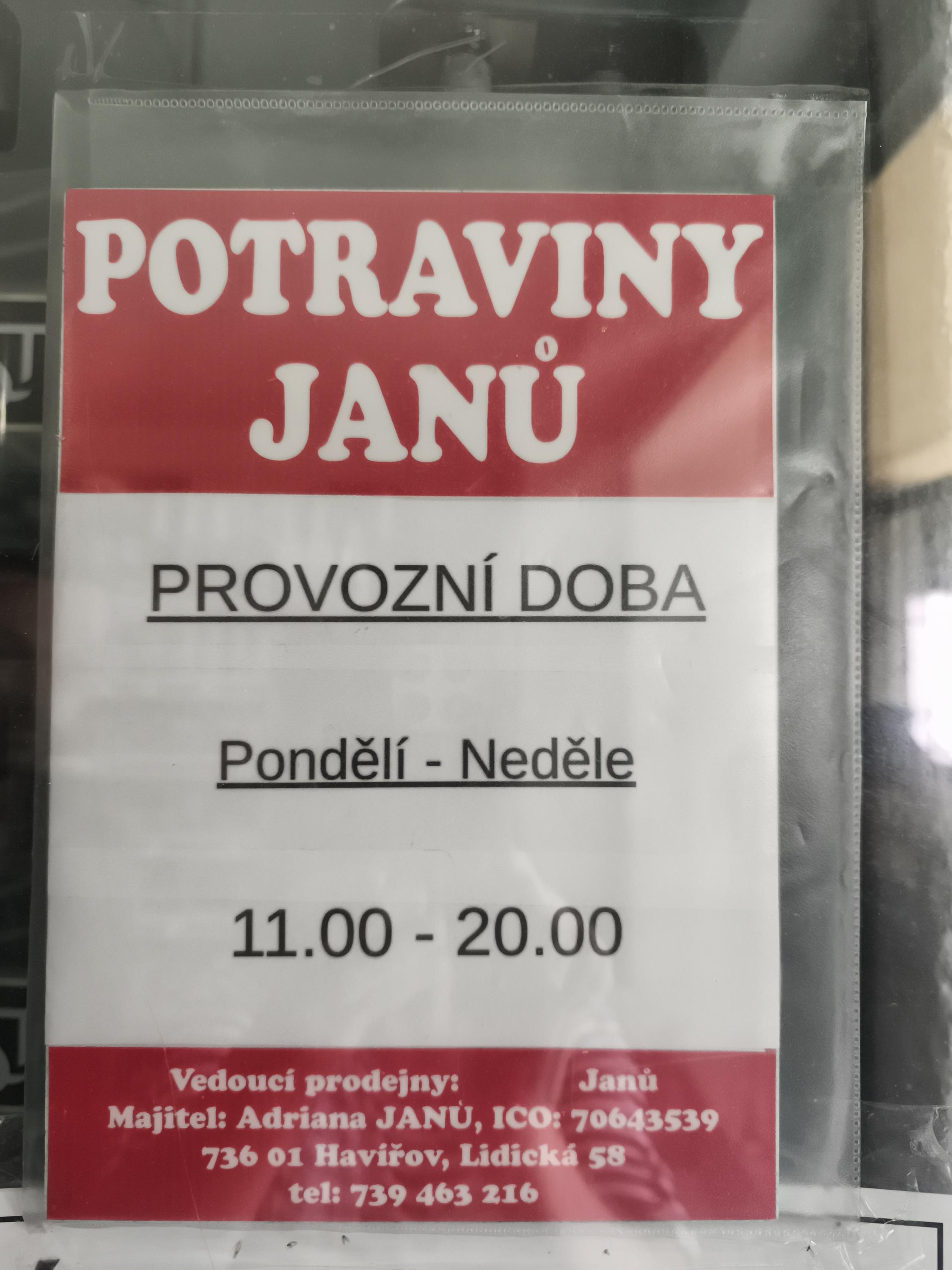 Potraviny Janů foto 2